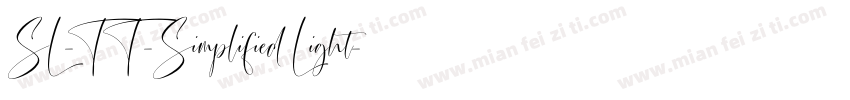 SL-TT-Simplified Light字体转换